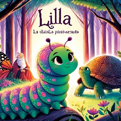 Couverture du livre Lilla, la chenille persévérante