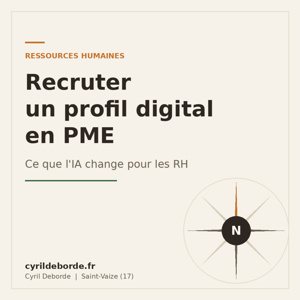 Recruter un profil digital en PME : ce que l’IA change pour les RH