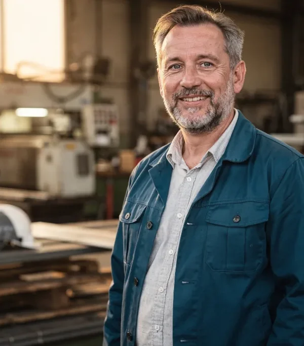 Cyril en Dirigeant de PME industrielle