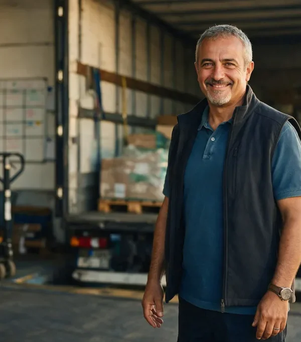 Cyril en Transporteur / logisticien