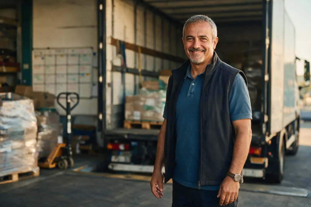 Cyril en Transporteur / logisticien