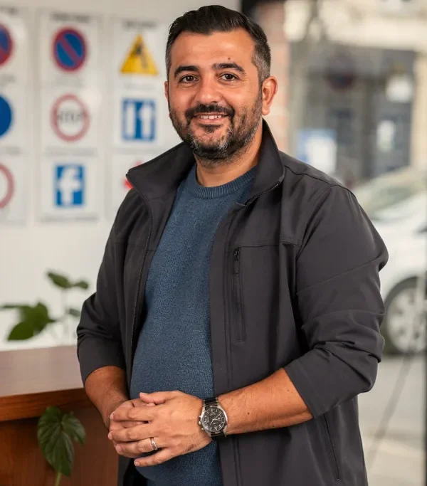 Cyril en Auto-école