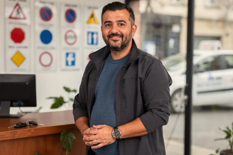 Cyril en Auto-école